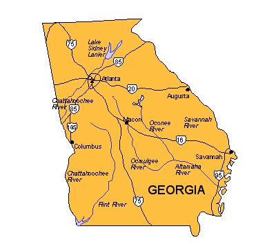capitals of georgia in order.
